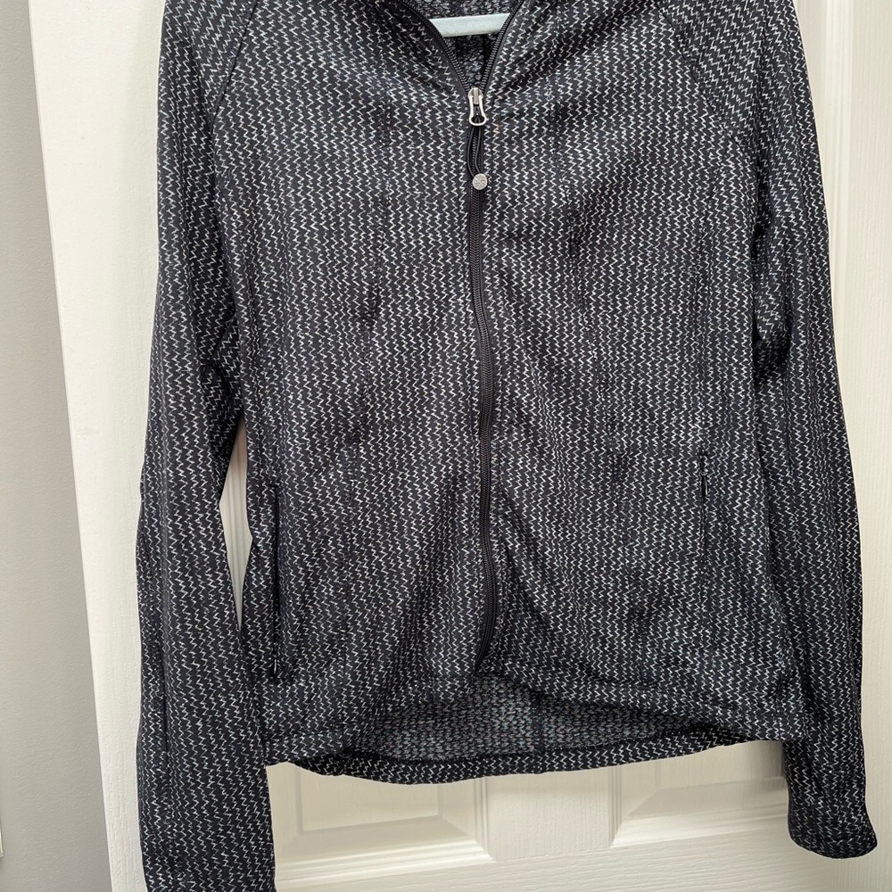 Athleta Monochrome Patterned Jacket